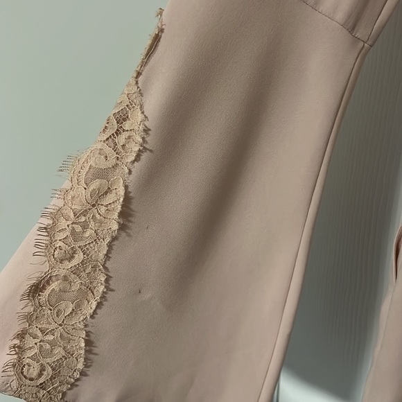 Blush pink BCBGMAXAZRIA romper/jumpsuit SIZE 0 - Picture 9 of 10